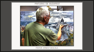 BUDAPEST-PINTURA-HUNGRIA-PINTURAS-PINTANDO-PAISAJES-DANUBIO-PARLAMENTO-MONUMENTOS-FOTOS-ARTISTA-PINTOR-ERNEST DESCALS