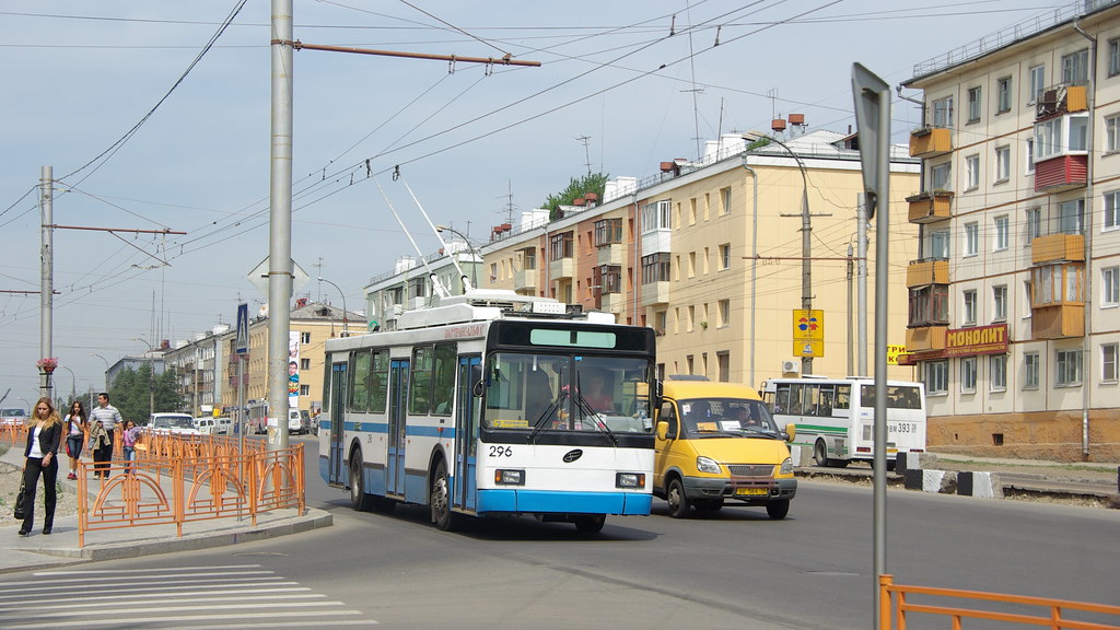: Irkutsk trolleybus VMZ-5298.00 296