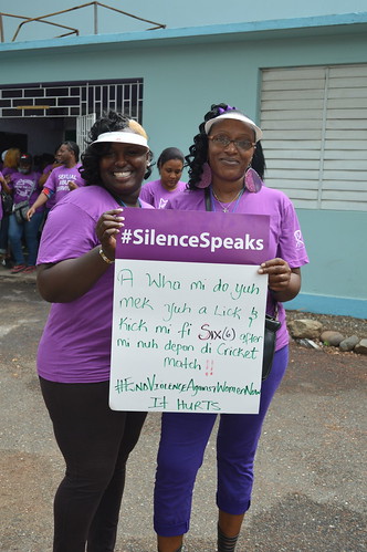 AHF Jamaica Silent Protest On November 25, 2015