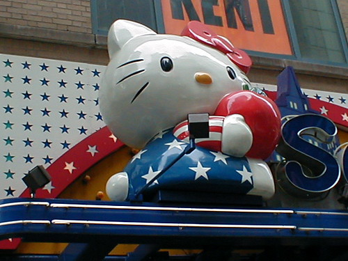 One of my favorite photos taken in New York is that of the Hello Kitty store 