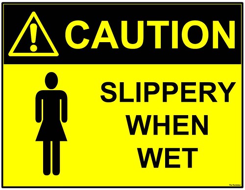 slippery when wet sign. Slippery When Wet
