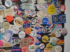 Some of Floyd's Buttons from the new Center of the Political Universe