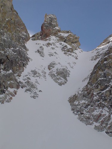 Sentinel Couloir is the line on the looker's left