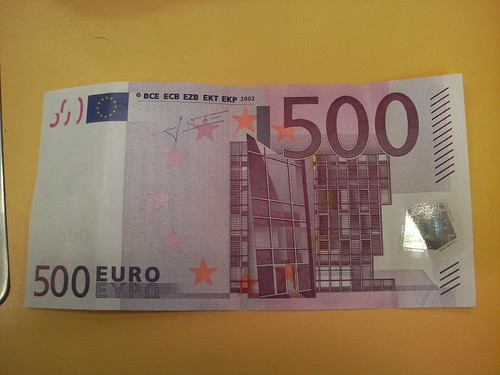 Too much money: 500 Euro!