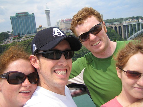 The crew at Niagara Falls
