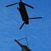 California Army National Guard Chinook crew works with multi-service recovery team to slingload a do