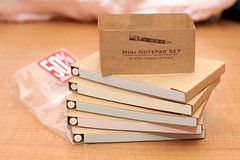5 Mini Notepads 50% off
