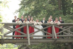 wedding party bridge