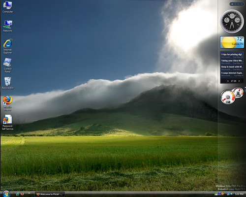 windows vista desktop. Windows Vista PRC1 (Desktop)