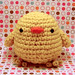Amigurumi Yellow Chickie Bird