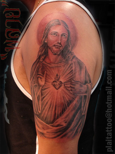 jesus christ tattoos. Jesus tattoos, Christian