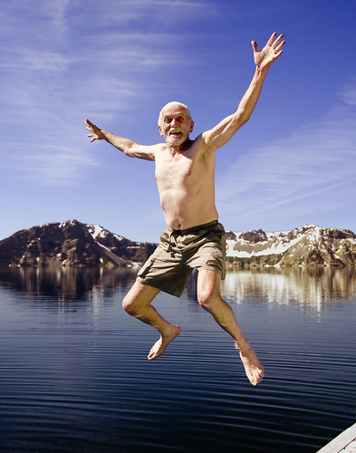 Crazy Old Man of Crater Lake by eScapes Photo