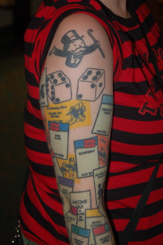 comic tattoos. Comic Con 2006: Monopoly