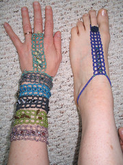 alligators: hand, foot, wrist jewelry