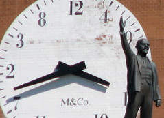 Lenin & Clock by Randy Levine, on Flickr