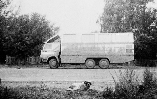 Truck and dog ©  Sergey G