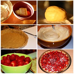 Tarte aux fraises (Strawberry pie)