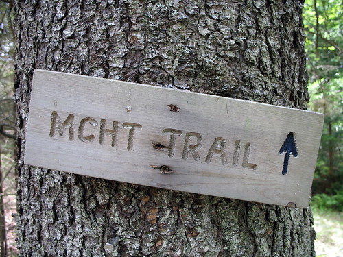 MCHT trail sign