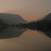 Sunrise on Padarn lake.