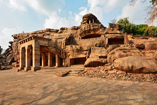 India - Odisha - Bhubaneswar - Udayagiri Caves - Cave 13 (Sarpa Gumpha) - 7