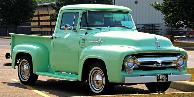 ohio truck pickup august pickuptruck 1956 mintgreen vintagevehicle 2015 hartvilleohio starkcountyohio 1956fordtruck