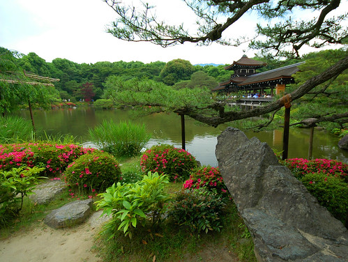 Rokuon-ji Temple gardens.