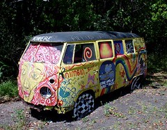 Hippie bus, by Flickr user Ty