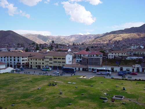 View of Cusco from Koricancha por lthomas.