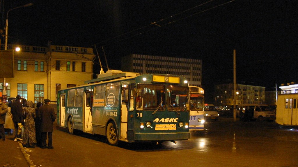 : Tula trolleybus 78 VMZ-170 build in 2001, withdrawn in 2015