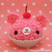 Amigurumi Pink Cupcake with a cherry on top