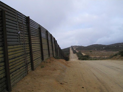 Section of the Mexican Border Fence (Photo: Edmond Meinfelder, flickr)
