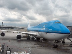 KLM 747-400 combi KLIA