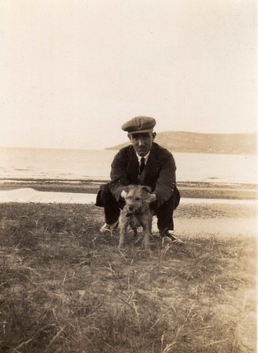 A Man & His Dog - Vintage by Tobyotter.