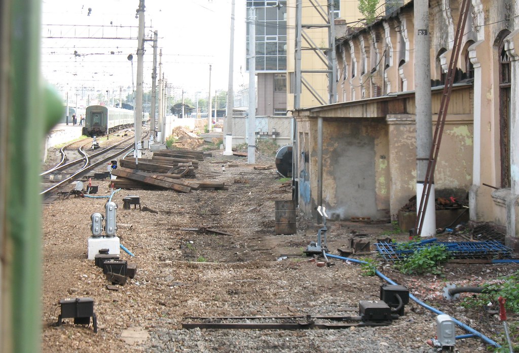 фото: RZD Moskva-Kurskaya 2007, remains tracks to locomotive depot