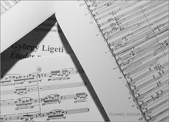 Partituras de Ligeti, foto por Tizano Rocha