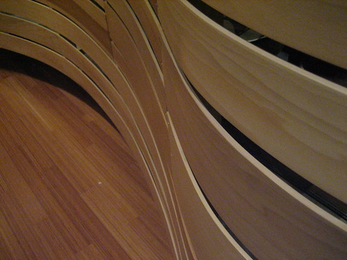 Curved Wood Wall