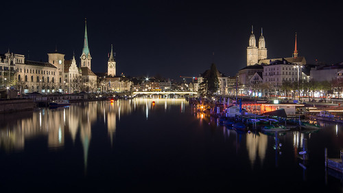 Zurich by Night ©  kuhnmi