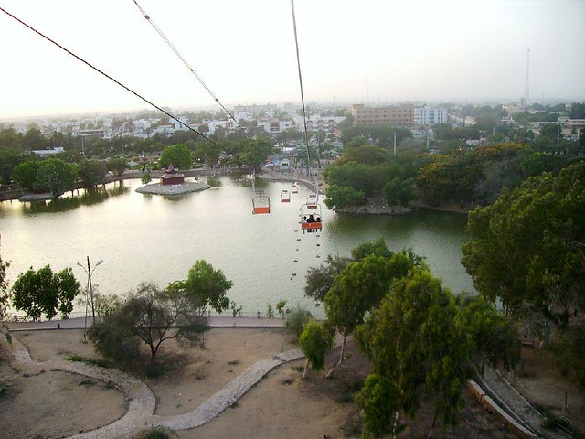 View from Chairlift in Safari Park Karachi