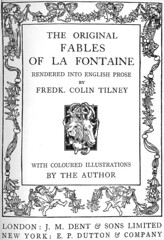 frontispiece: The Original Fables of La Fontaine