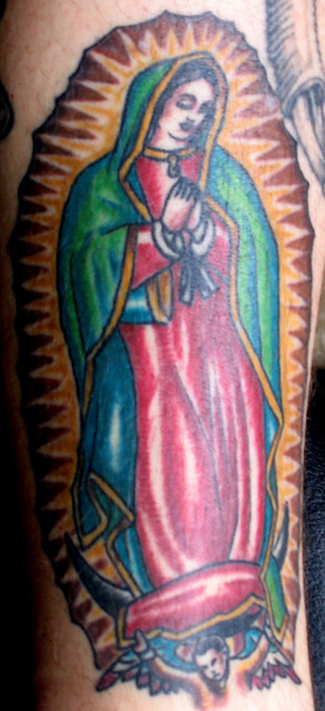 La Virgen de Guadalupe. By Cameron Sweet - Electric Ladyland Tattoo - New 