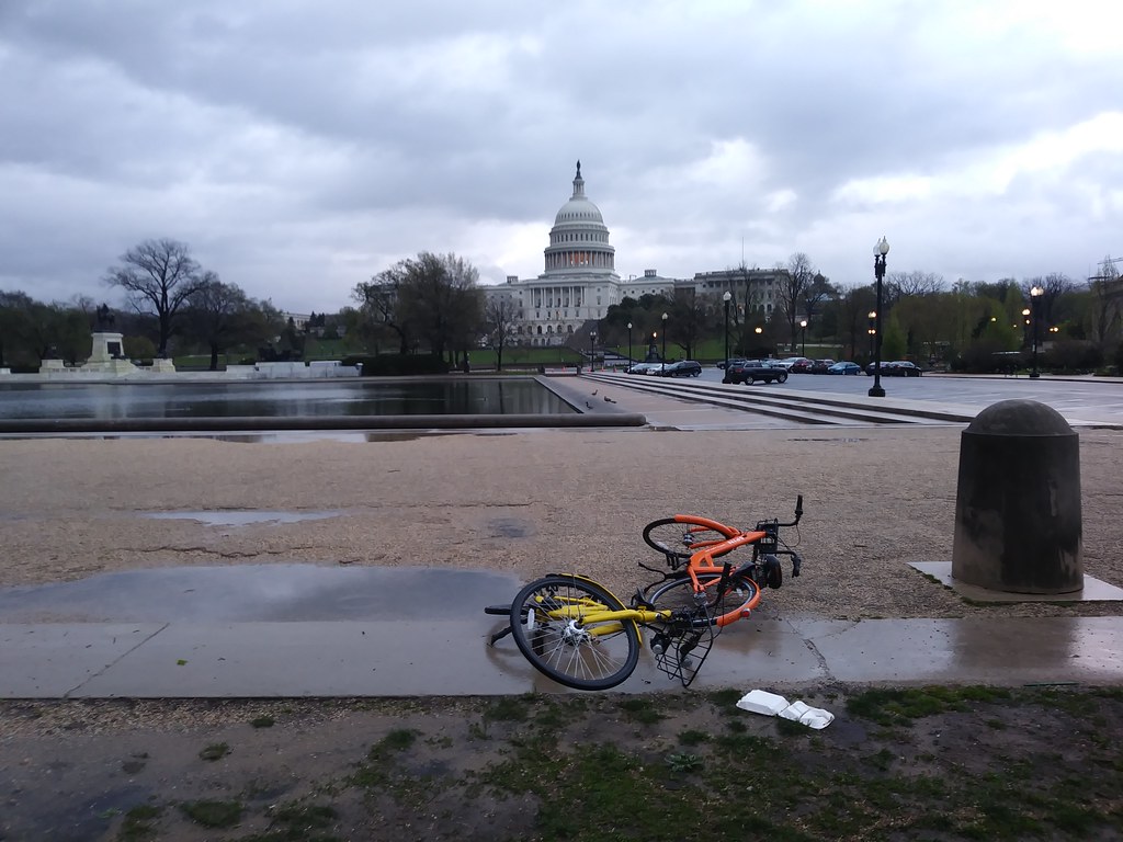 : Sad dockless DC bikes after weekend