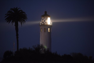 Close up of Point Vicente Lighthouse
