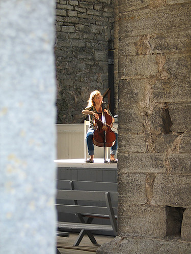 Visby: Music led me to St Nicolai convent ruins