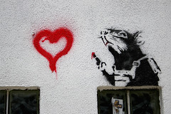Banksy Love Rat