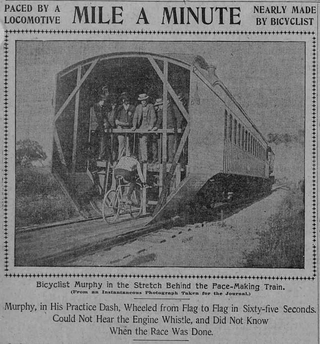 : Mile-a-Minute Murphy article (1899)
