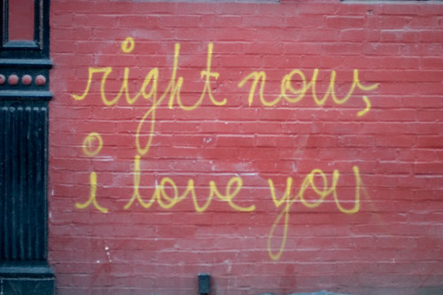 right now i love you, 2/5/05 / razing