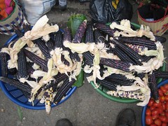 Purple Corn sold at the local market