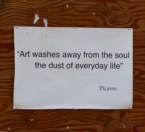 Art Washes Away from the Soul...