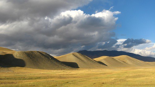 Low hills around Archali settlement, Kyrgyzstan