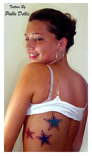  Tatuagem de estrela, Stars Tattoo by Pablo Dellic 
